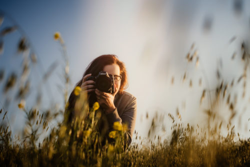 portrait of michele with nikkels photography