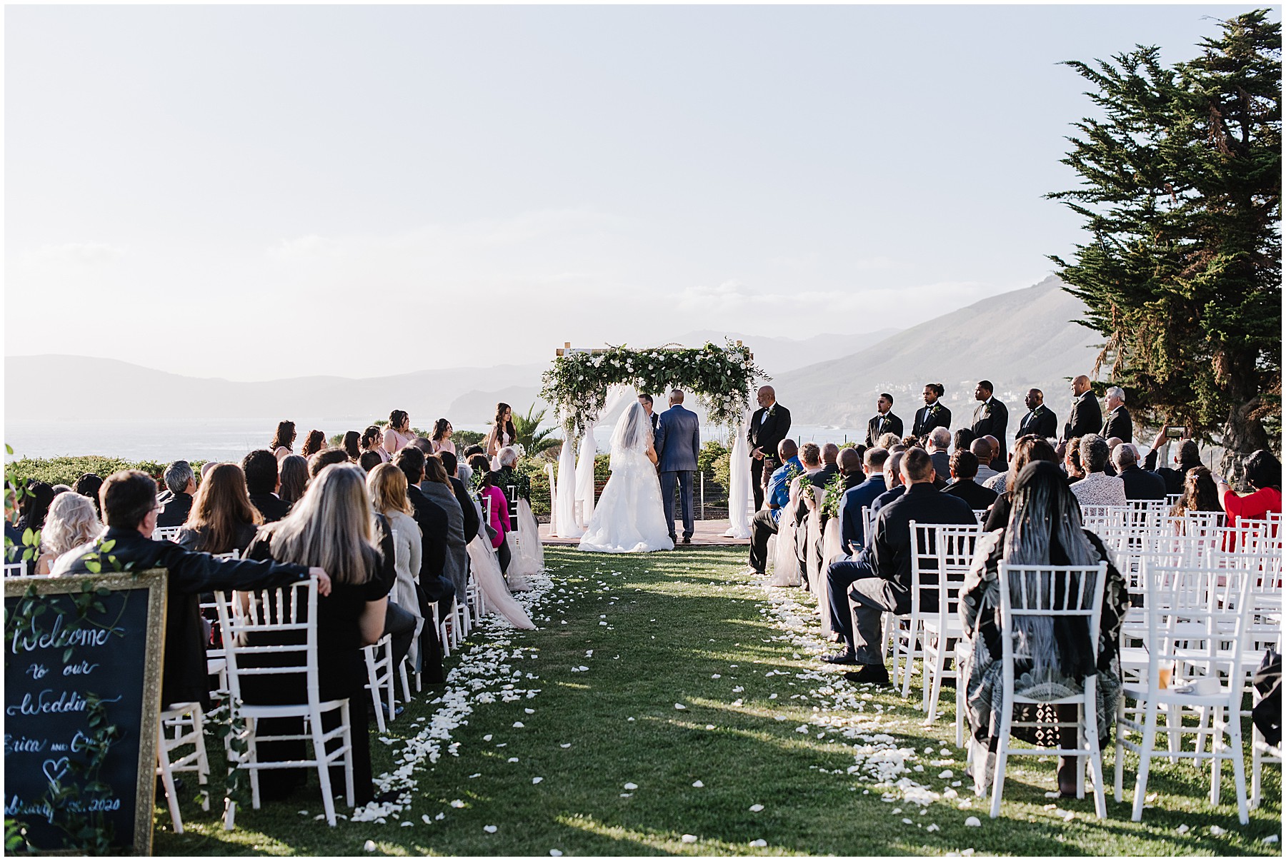 The Cliffs Resort Winter Wedding in Shell Beach, California
