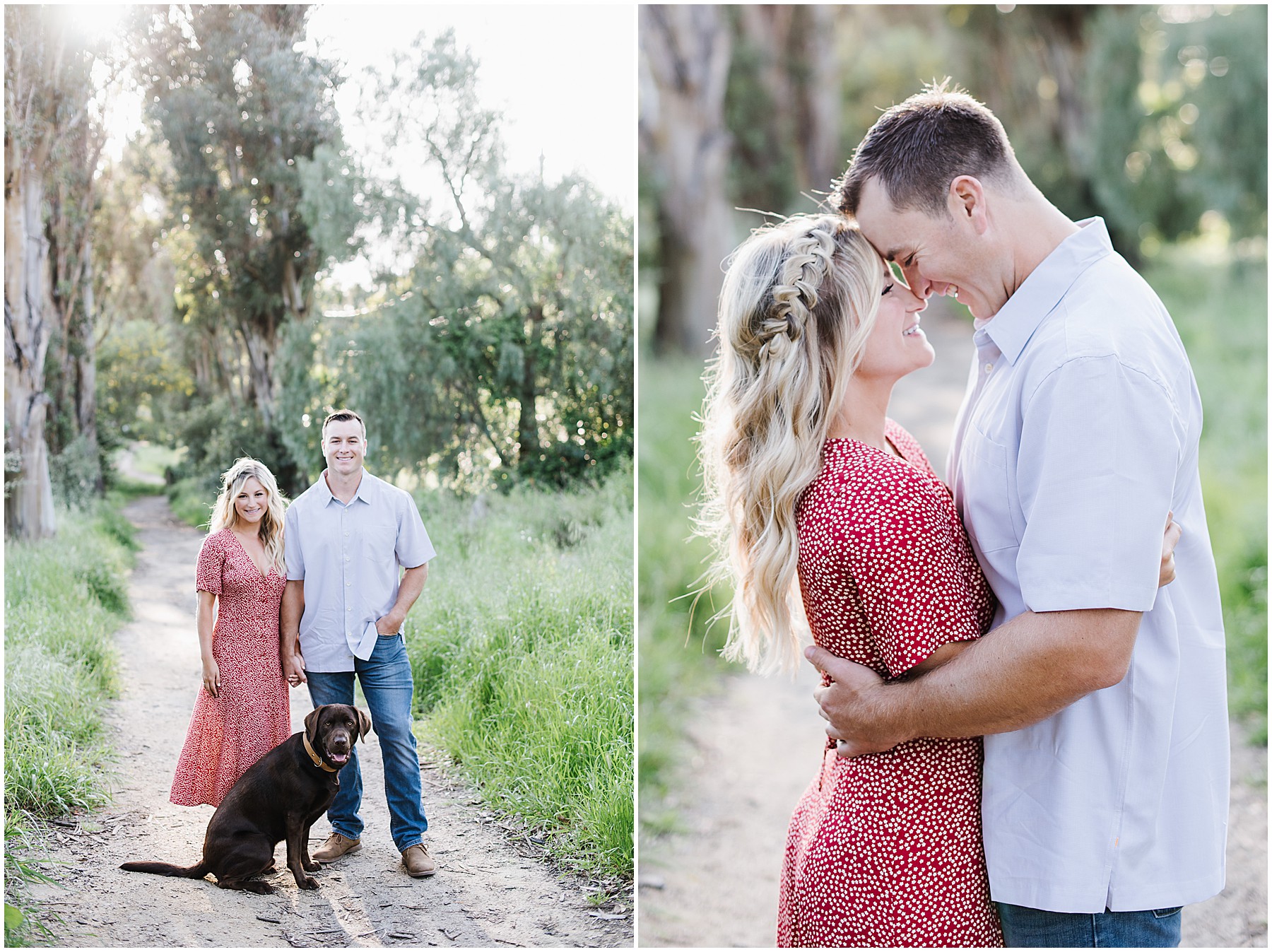 Spring Engagement Session in San Luis Obispo, California at Terrace Hill