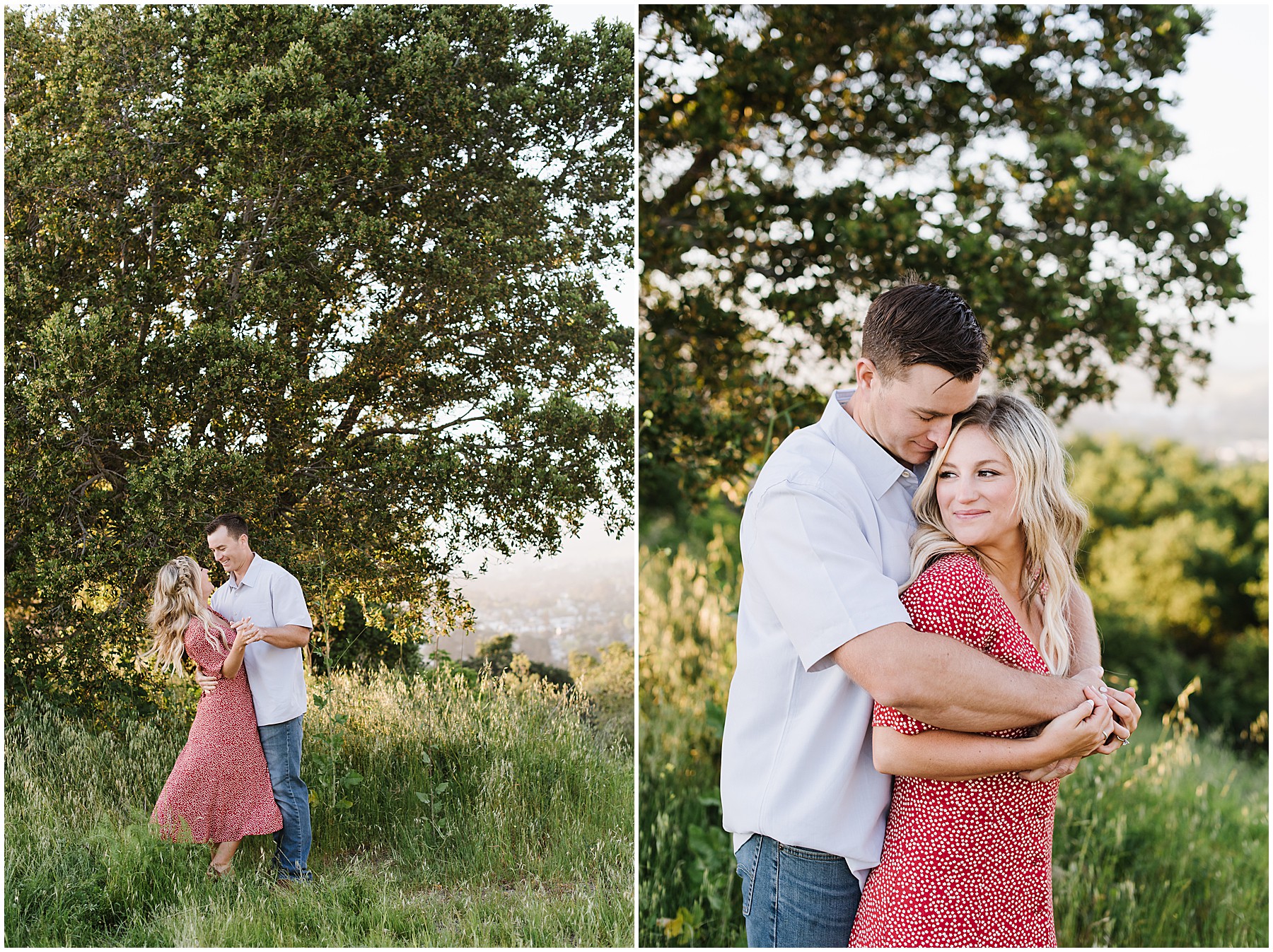 Spring Engagement Session in San Luis Obispo, California at Terrace Hill