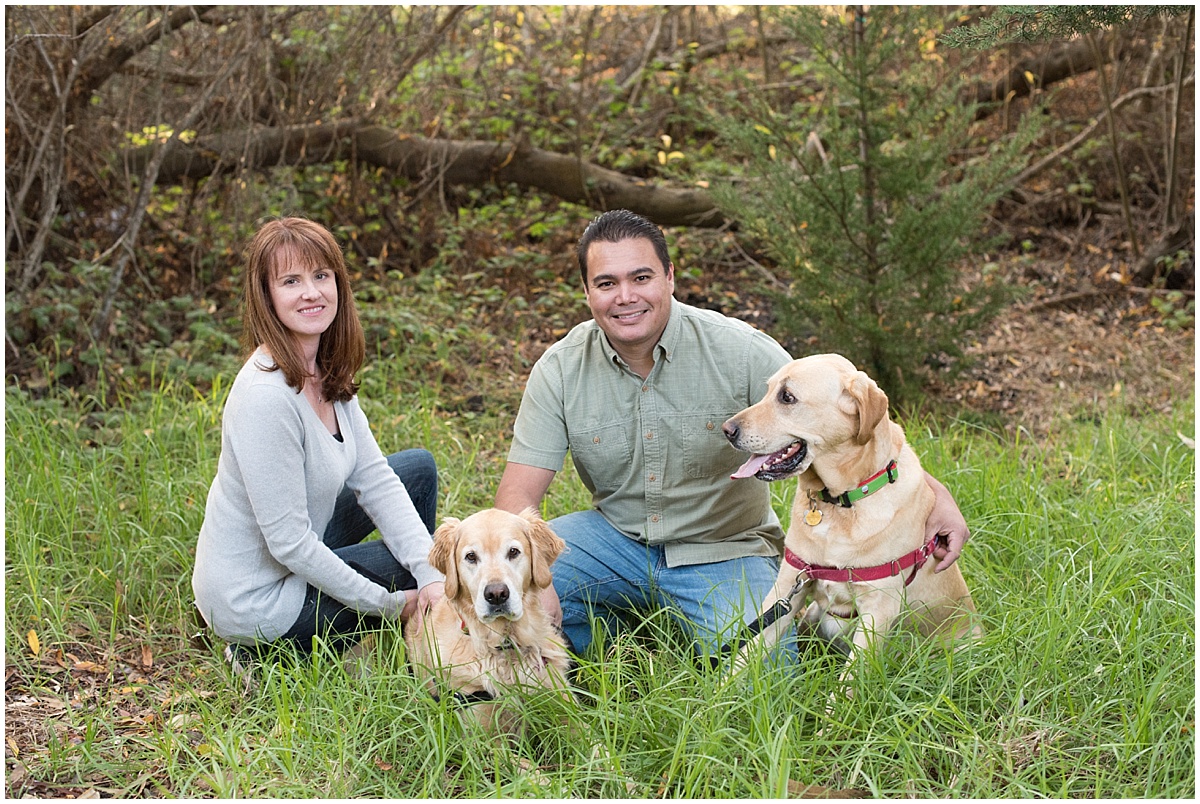 Golden Retriever Dogs Family Photo Shoot in Pismo Beach and the Monarch Butterfly Grove, California