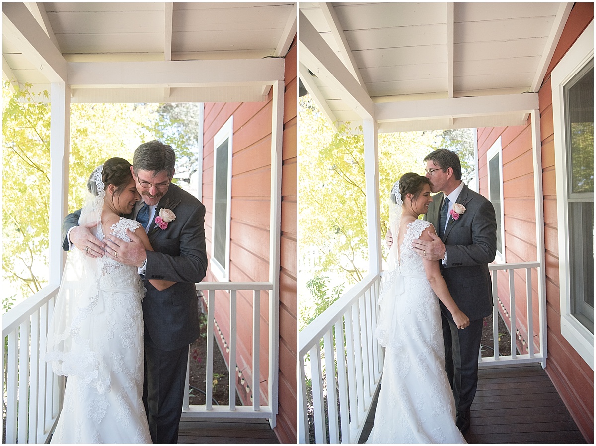 Paso Robles Wedding at Emily's House simple pinks