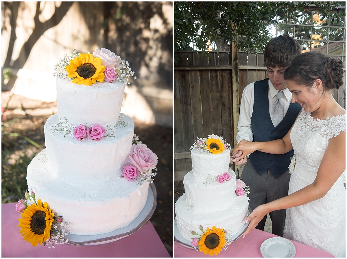 Paso Robles Wedding at Emily's House simple pinks