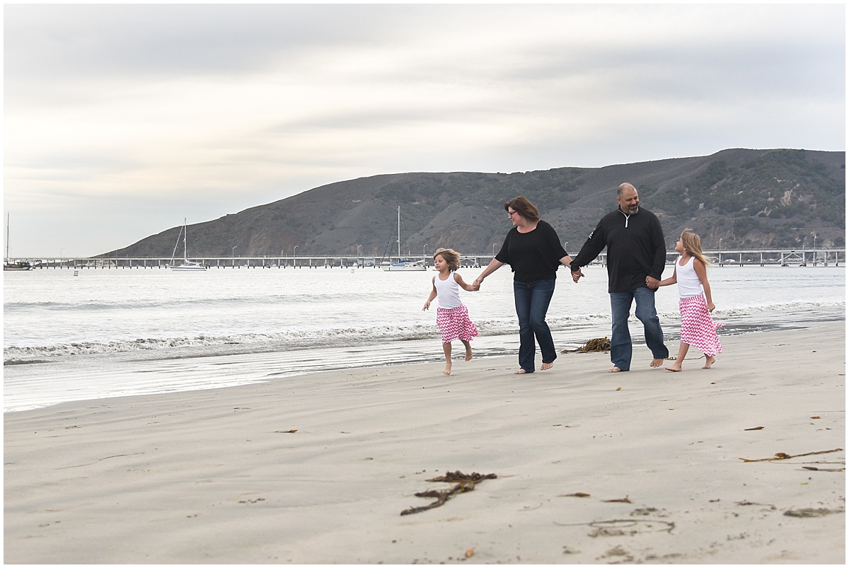 Family Beach Portrait Photography in Avila Beach, California