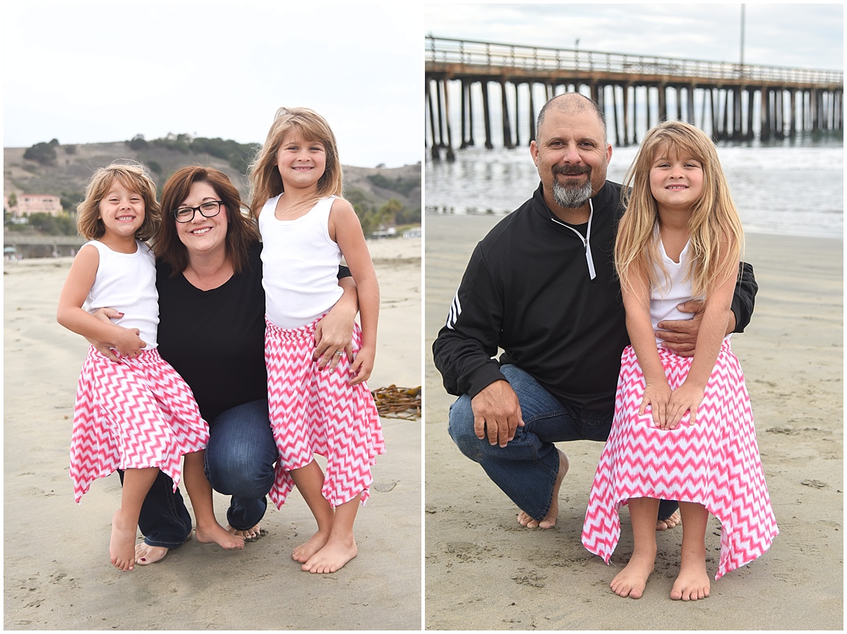 Family Beach Portrait Photography in Avila Beach, California