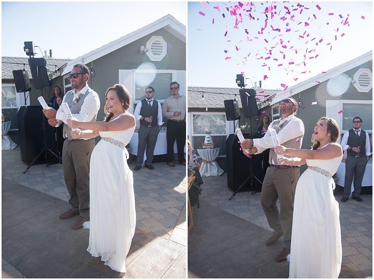 Cayucos Beach House Wedding in Spring on the Central Coast of CA with pinks and succulents