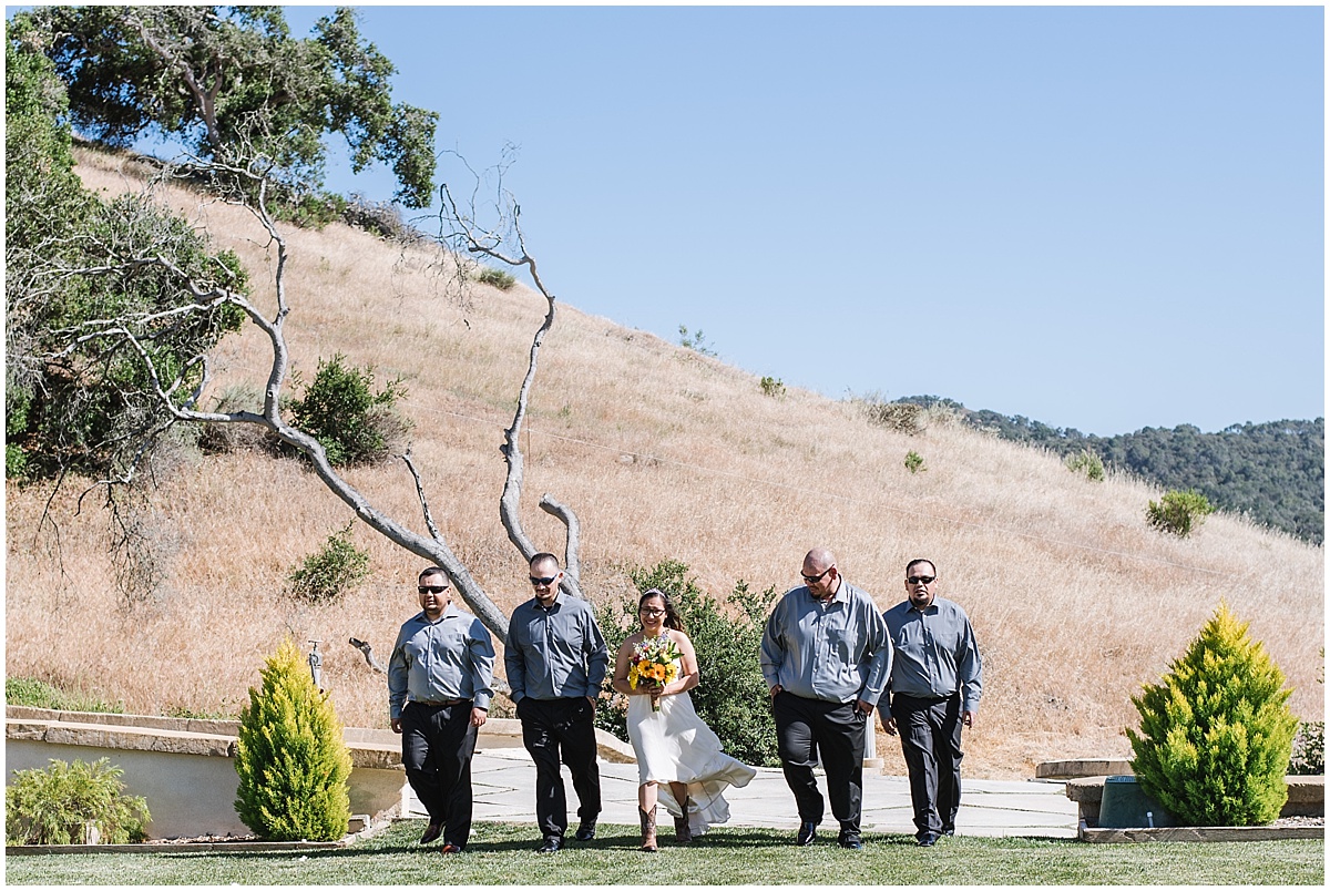 Castle Noland Wedding in San Luis Obispo, CA with navy and burgundy