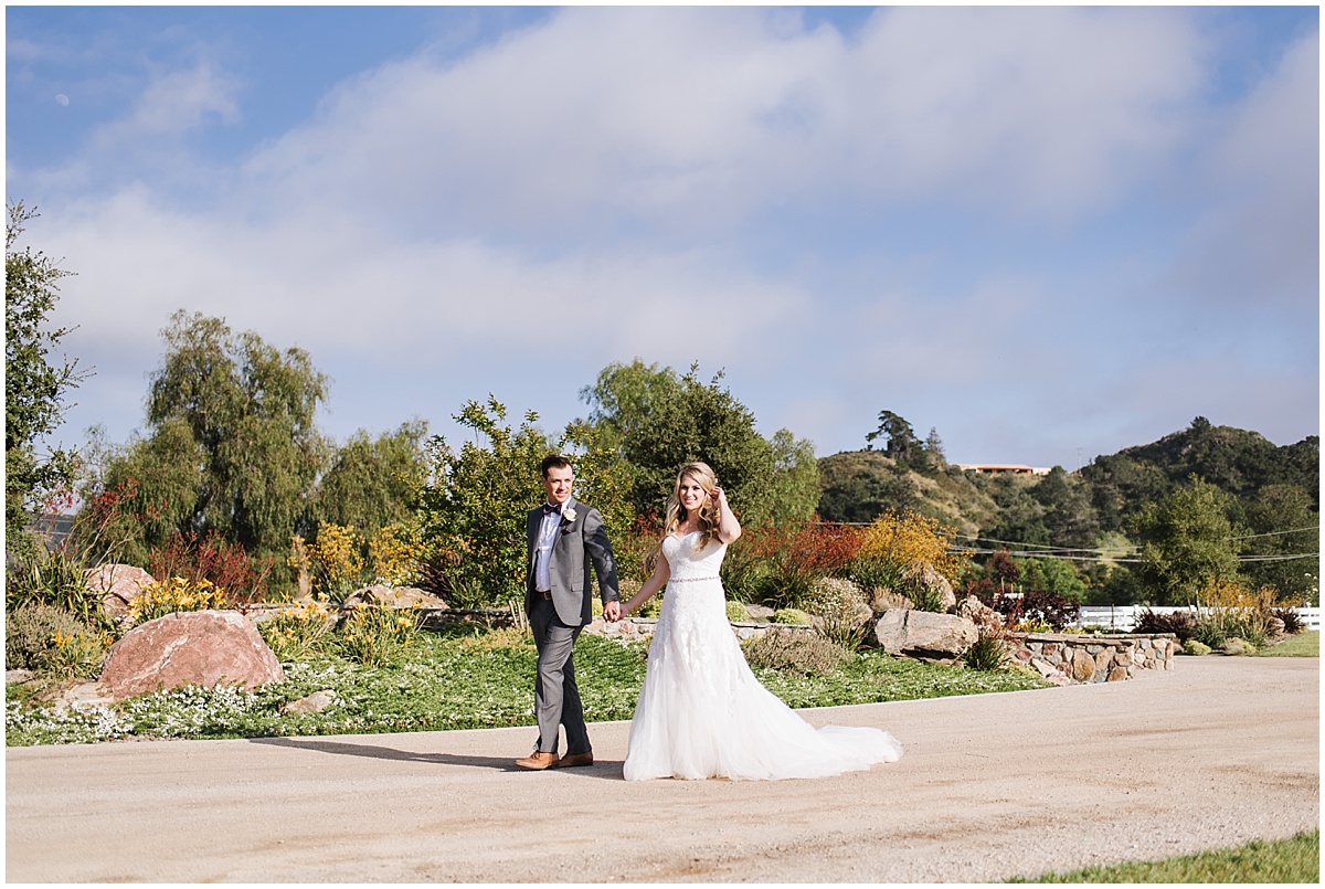 The White Barn Edna Valley in SLO, California summer purple and grey wedding