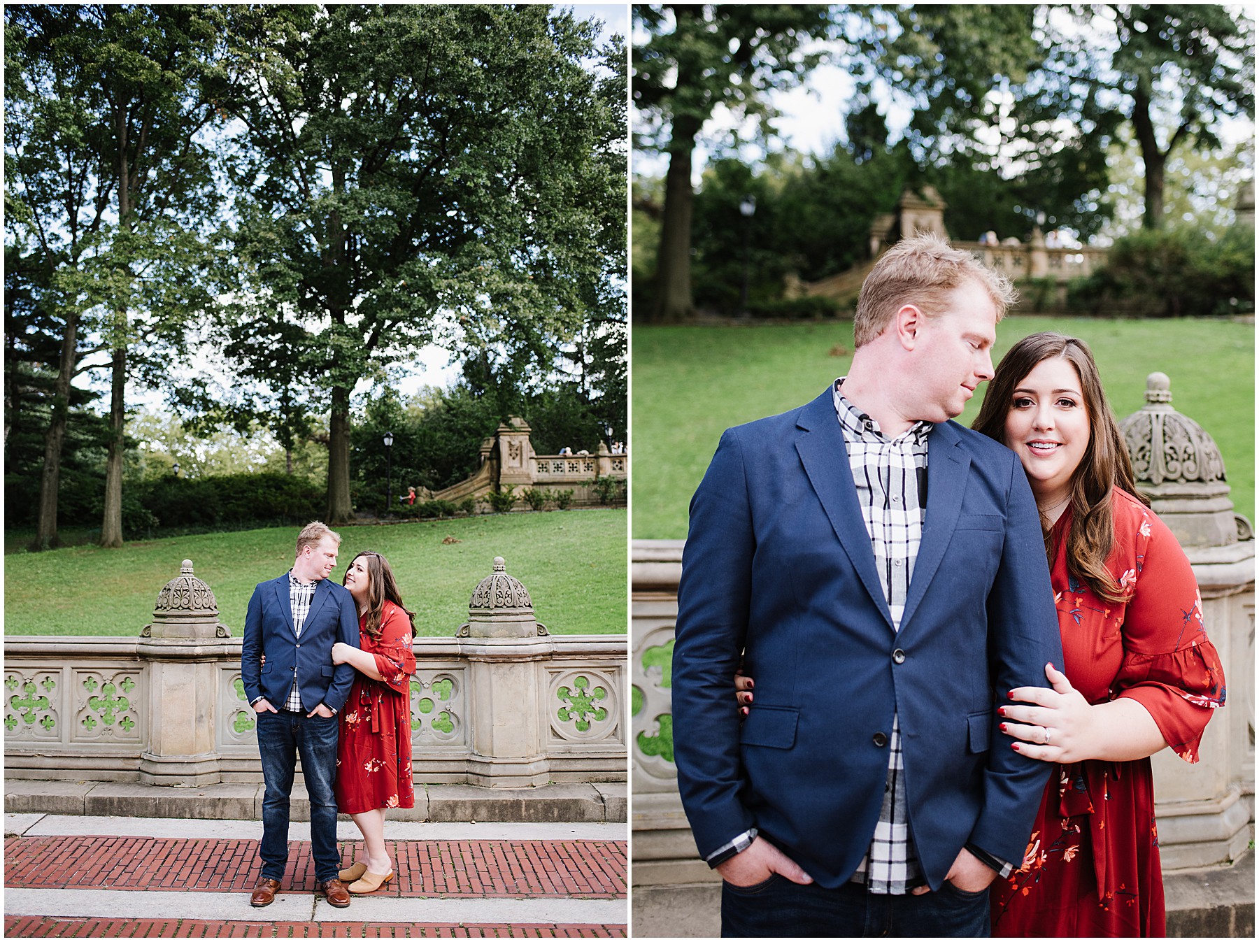 New York's Central Park Fall Anniversary Session
