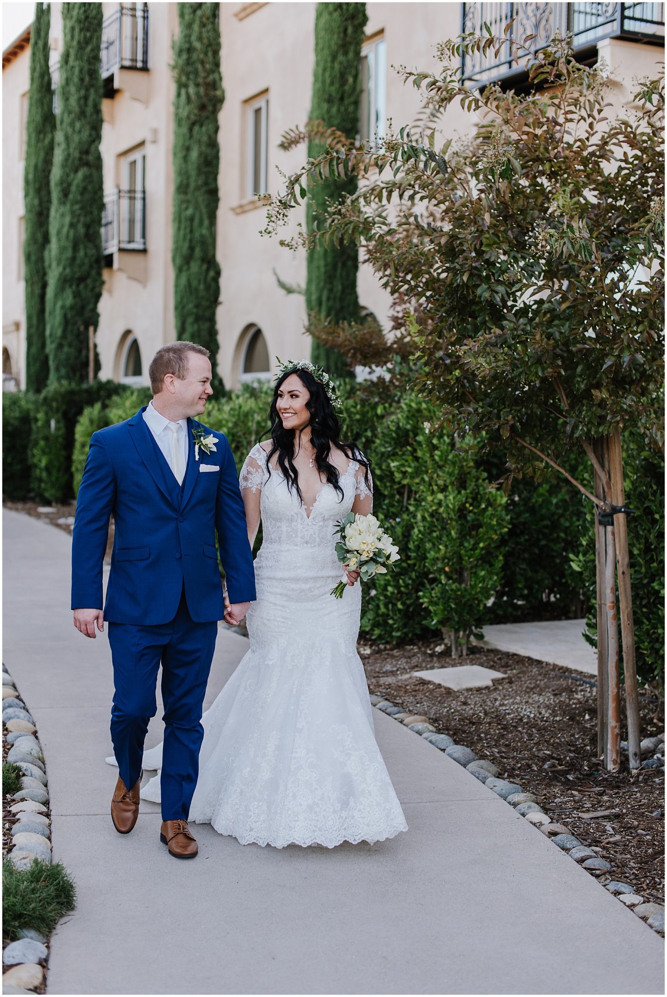 Allegretto Vineyard Resort Paso Robles Fall Intimate Wedding with Orchids