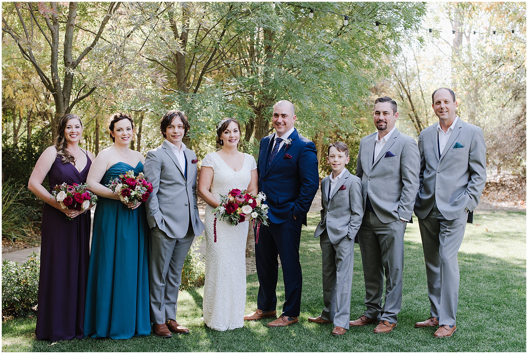 Hartley Farms California Wedding with jewel tones and rustic accents