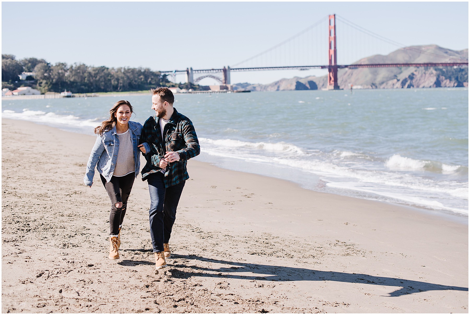 San Fransisco Crissy Field Playful Engagement Session