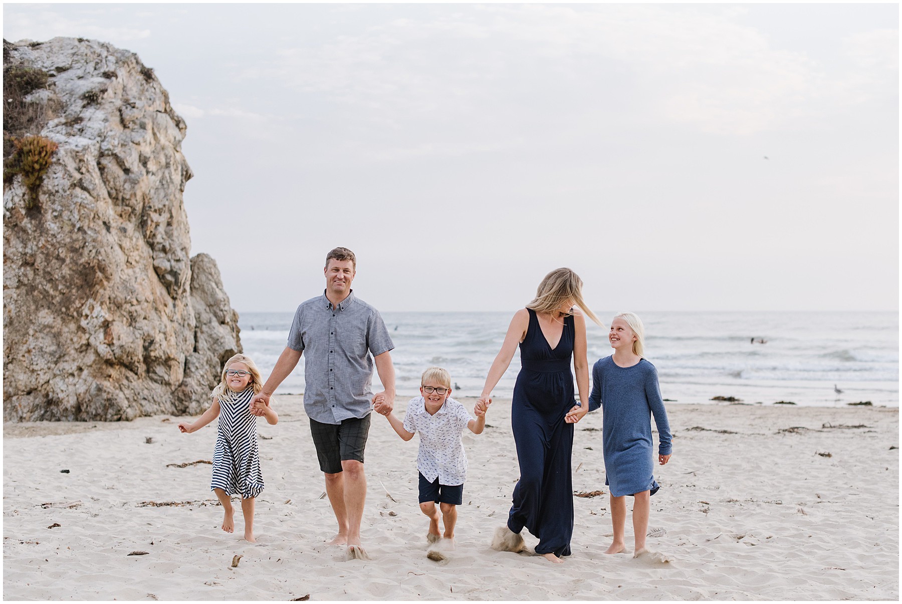 Pismo Beach Lifestyle Family Photo in San Luis Obispo, California