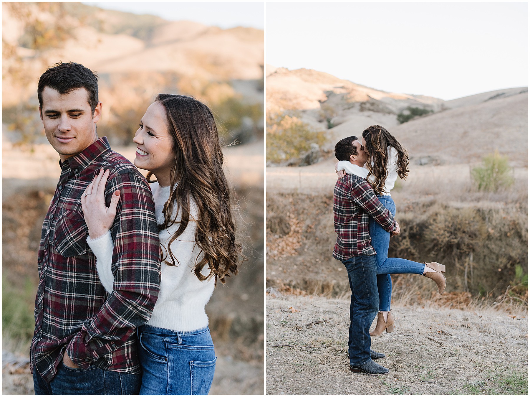 Higuera Ranch Winter Engagement Session with Nikkels Photography