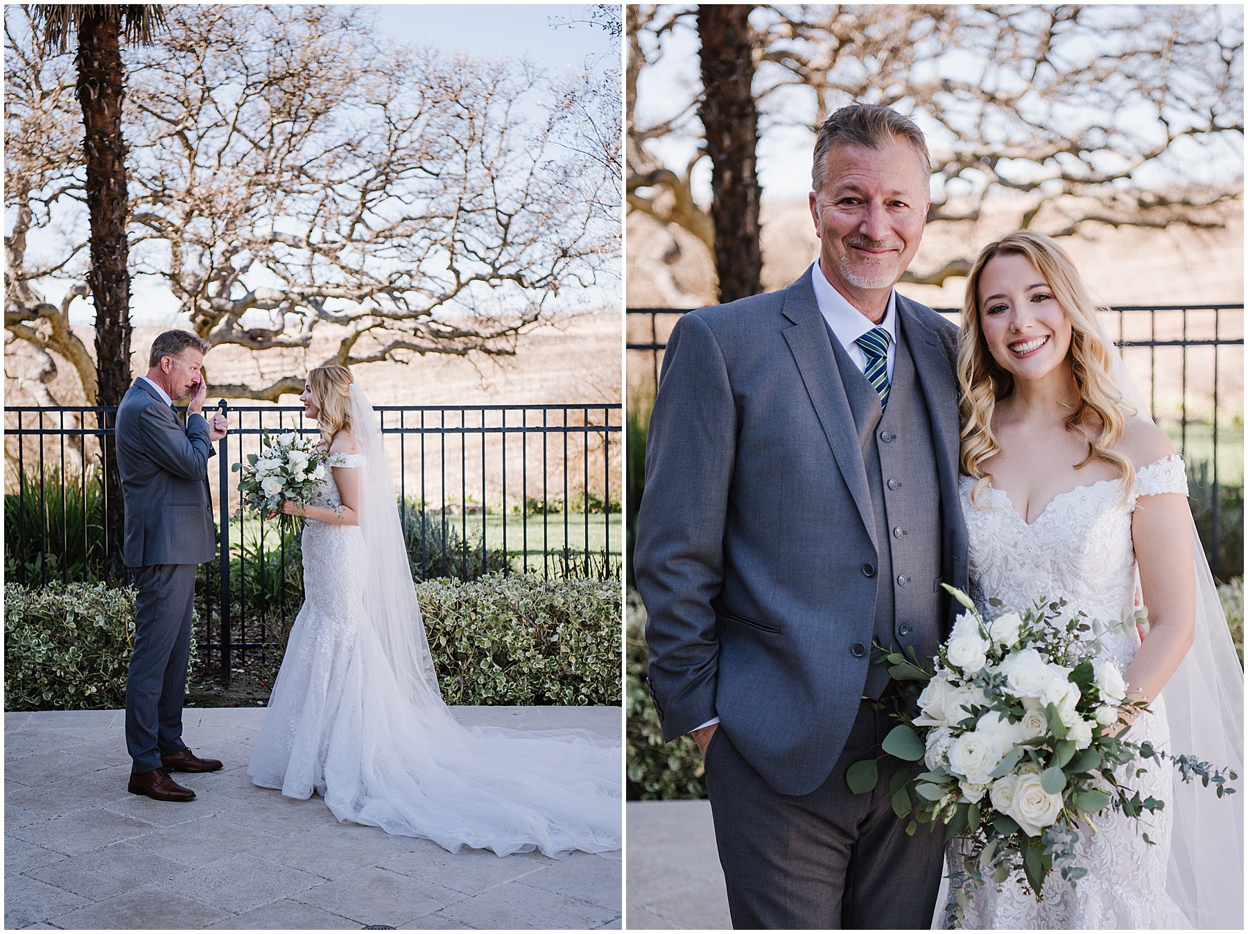 Villa San Juliette Winery Winter Pandemic Wedding with Peter and Taylor in Paso Robles, California