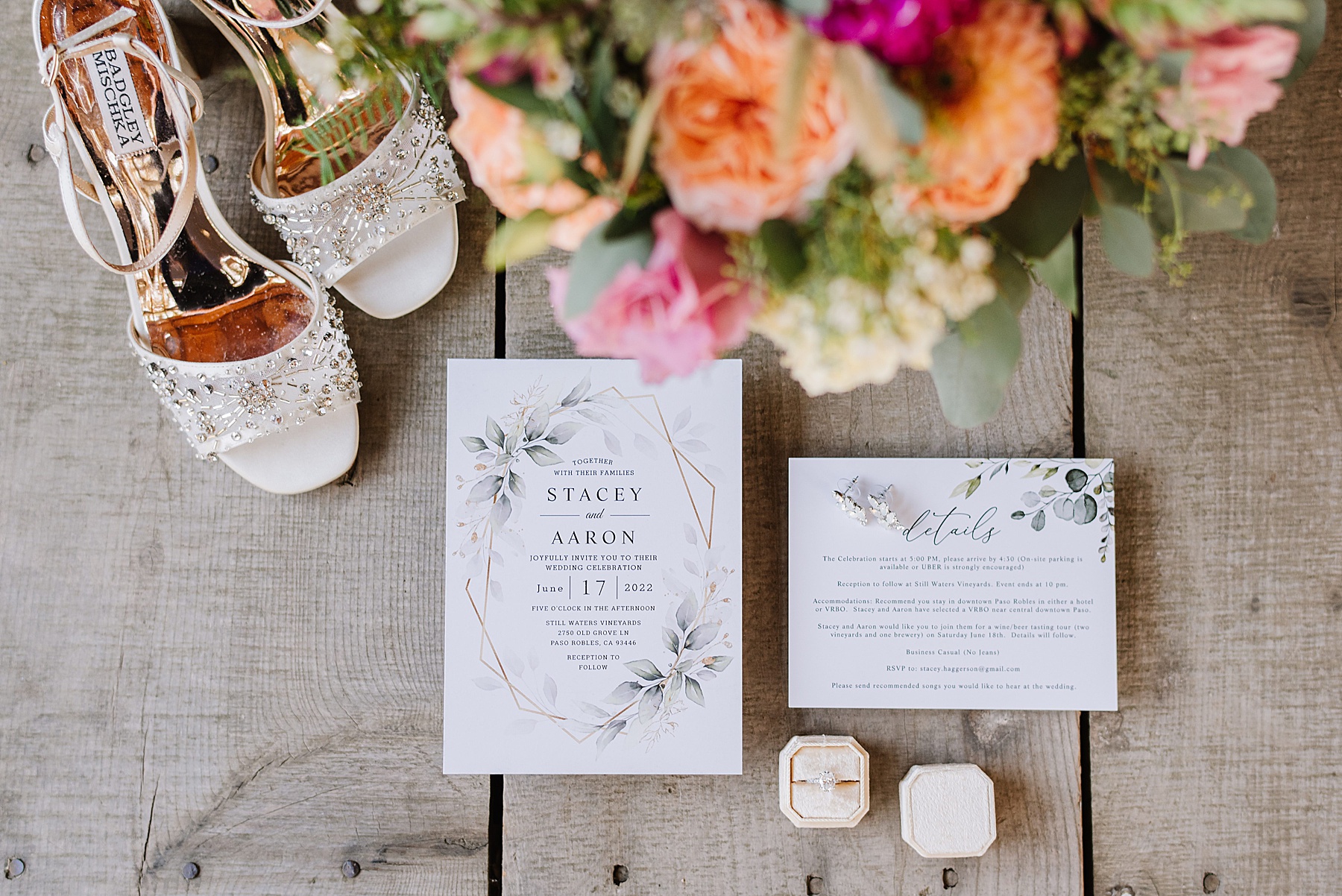 Colorful Summer Destination Wedding at Still Waters Winery in Paso Robles, California