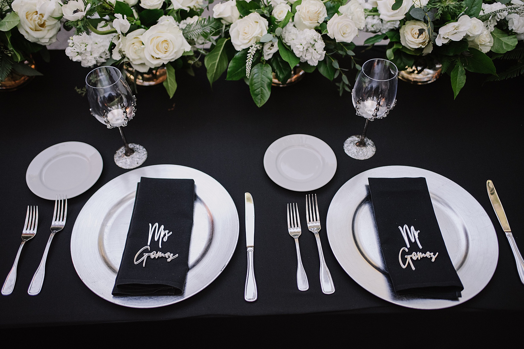 Non-Traditional Dark yet Elegant wedding at Sycamore Mineral Springs