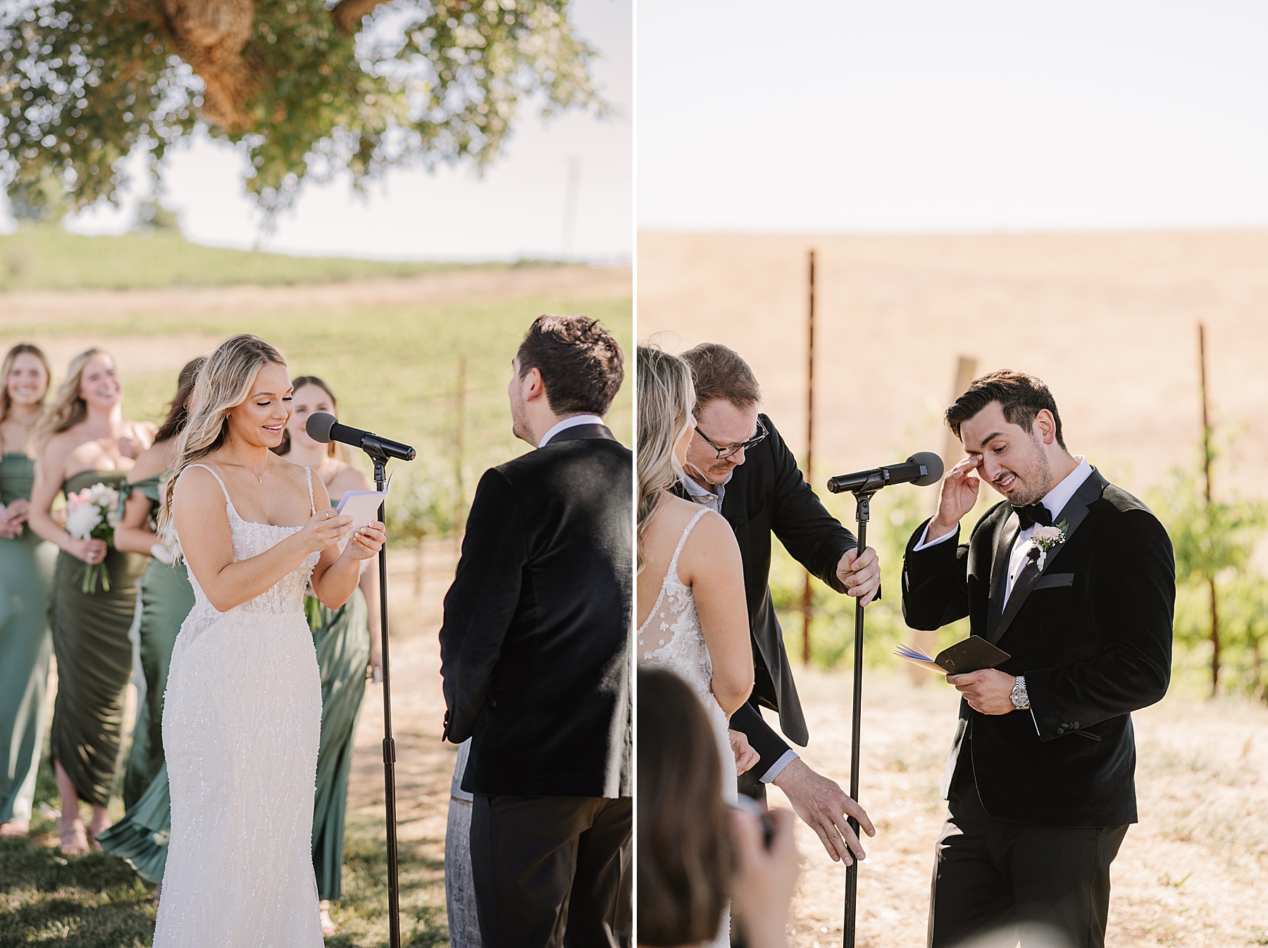 Experience the magic of a luxury wedding Ellas Vineyard in Paso Robles, CA. From breathtaking sunset photos to exquisite details.