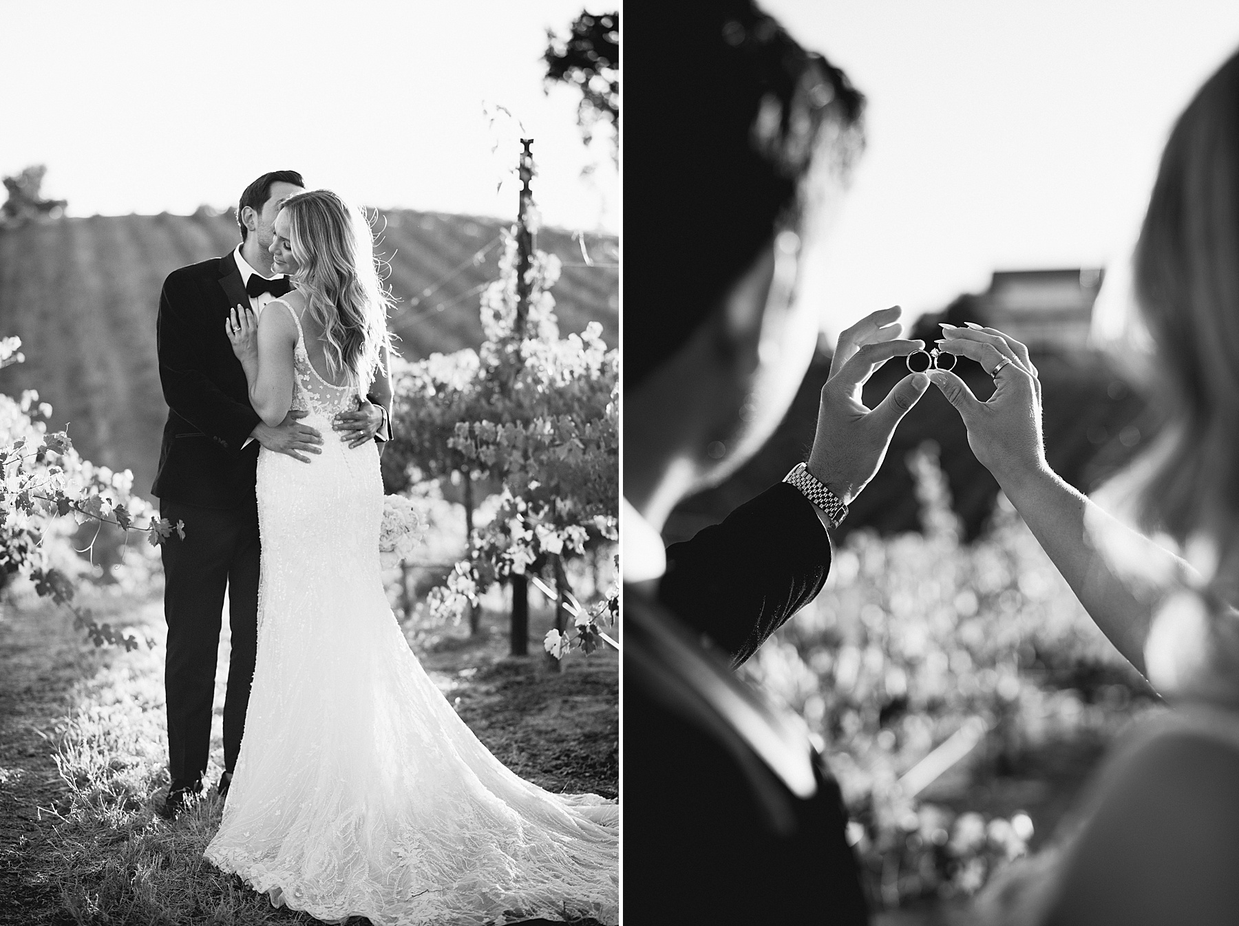 Experience the magic of a luxury wedding Ellas Vineyard in Paso Robles, CA. From breathtaking sunset photos to exquisite details.